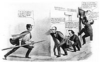 Storming the Castle, 'Old Abe' on Guard