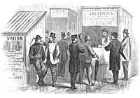 Ticket Booths - Voters Procuring Tickets