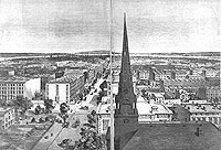 New York City and environs, from the spire of Dr. Spring's new brick church