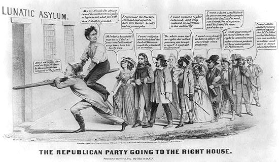 The Republican Party going to the right House