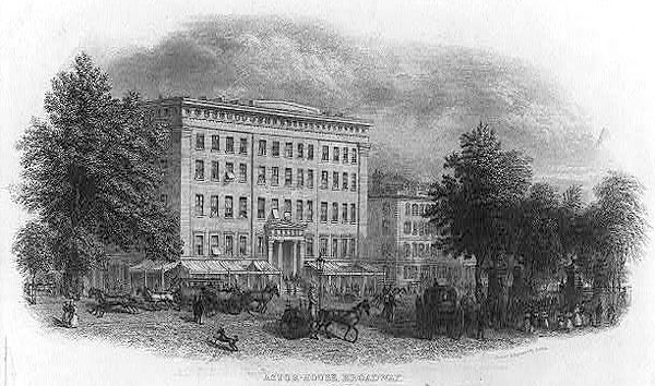Astor-house Broadway, New York Print