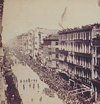 Lincoln's Funeral Procession, New York, April 25th, 1865