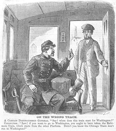 General George McClellan "On The Wrong Track"