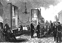 President-elect Receiving Visitors in Springfield