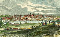 View of Albany NY from Greenbush