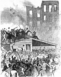 Andrews of Virginia Haranguing the Mob