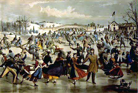 Central-Park, Winter: The Skating Pond