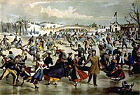 Central-Park, Winter: The Skating Pond