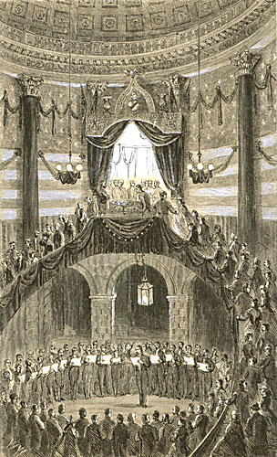 Dome of the City Hall, Scene at Midnight