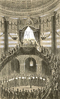 Dome of the City Hall, Scene at Midnight