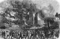 Destruction of the Provost Marshalls Office