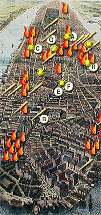 New York Draft Riots Map