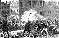 Police Battling Rioters