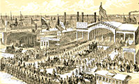 Arrival of the Remains at Debrosses Street Ferry