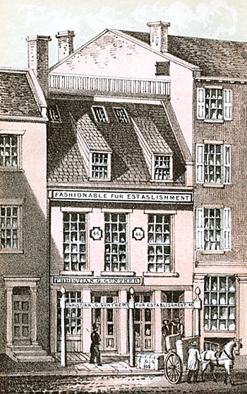 Establishment of Christian G. Gunther, Esq. Father of the Present Mayor in 1820