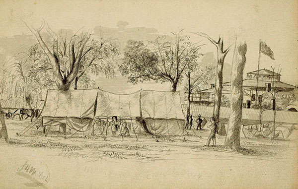 Headquarters of Capt. Baldwin, Battery, NY
