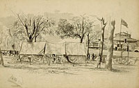 Headquarters of Capt. Baldwin, Battery, NY