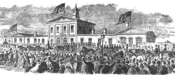 Lincoln's Arrival in New York