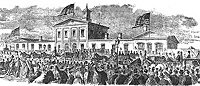 Lincoln's Arrival in New York