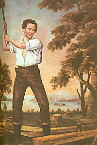 Life-size Campaign Poster for Lincoln's 1860 Campaign
