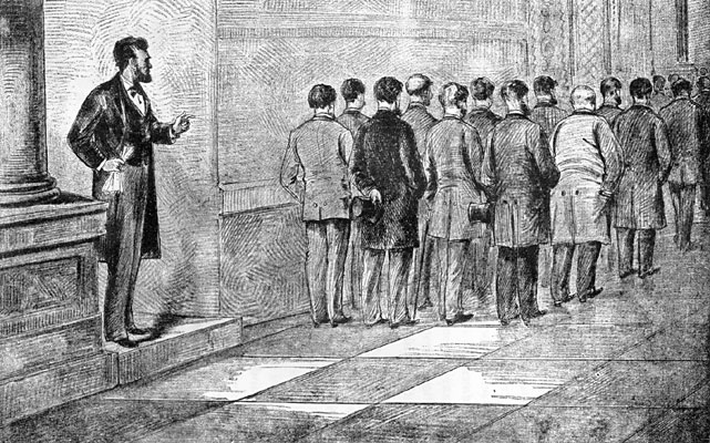 New York Millionaires who wanted Lincoln to send them a gun-boat