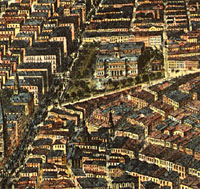 Closeup of City Hall, New York City 1867