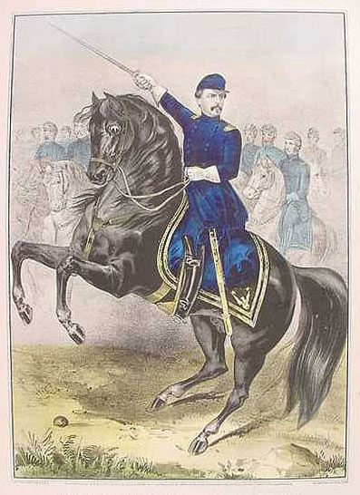 Majr. Genl. George B. Mc.Clellan, At The Battle Of Antietam, Ms. Sept. 17th. 1862