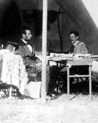 Abraham Lincoln and General George B. McClellan