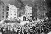 Wideawakes Demonstrating in Support of Lincoln