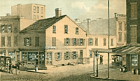 Old House, Corner of Houstin and Cannon Streets, 1864