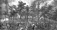 Mob Burning the "Colored Orphan Asylum"
