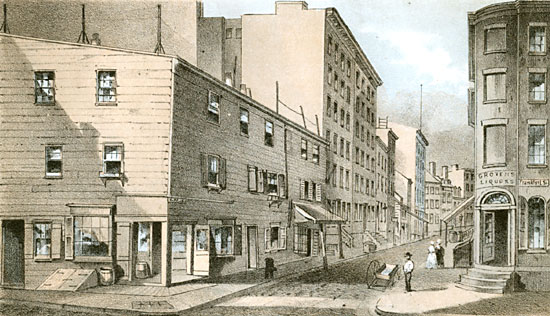 Vandewater Street Corner of Frankfort Street