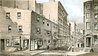 Vandewater Street Corner of Frankfort Street