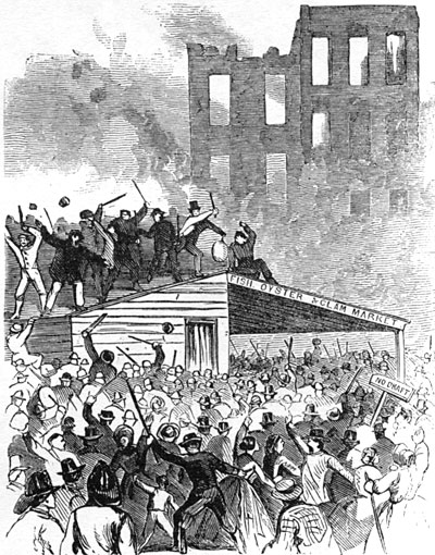 Andrews of Virginia Haranguing the Mob