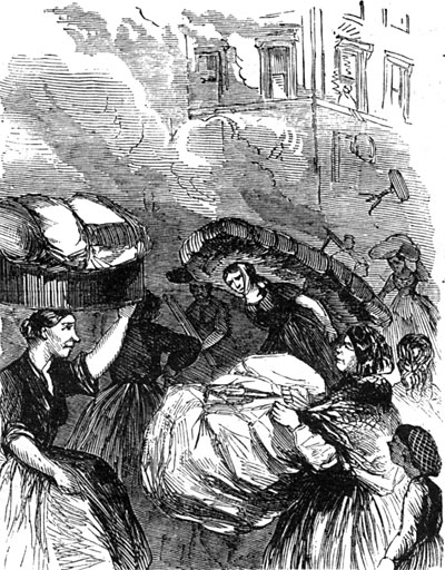 Women Pillaging During Riots